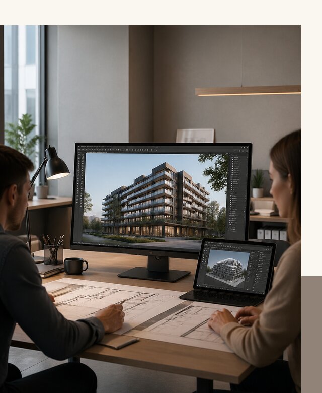 3D визуализация архитектуры и объектов строительства в Донецке