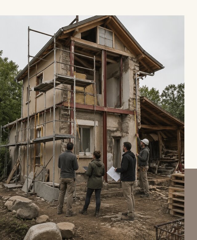 Реконструкция загородного дома под ключ в Донецке от бюро